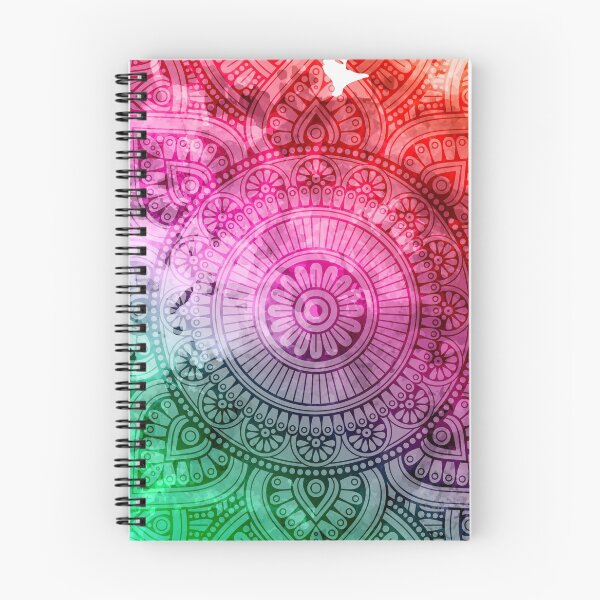 Item preview, Rainbow Grunge Mandala designed and sold by nldesigns.