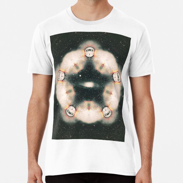 Stars and Moon Mandala Premium T-Shirt