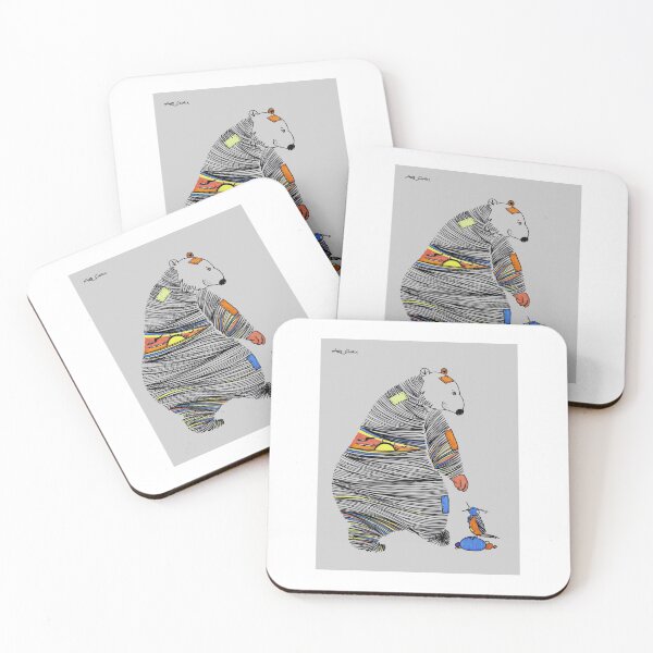 Item preview, Bear Makes A Friend By Artguru 0368, 22 X 28, - Ink On Paper designed and sold by Art Guru.