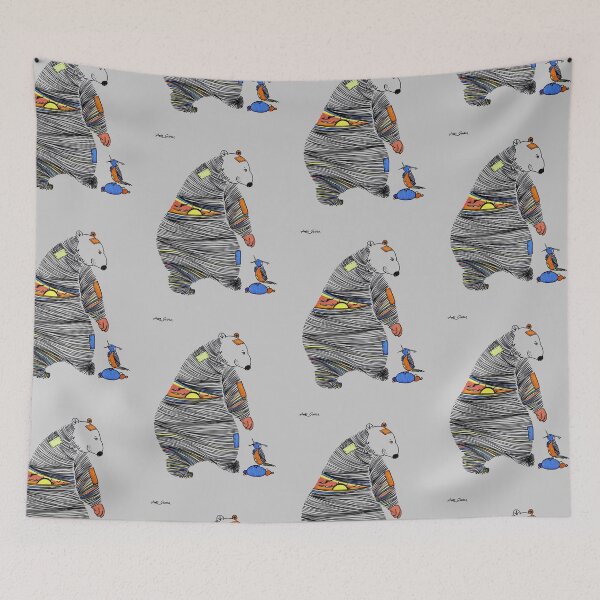 Item preview, Bear Makes A Friend By Artguru 0368, 22 X 28, - Ink On Paper designed and sold by Art Guru.