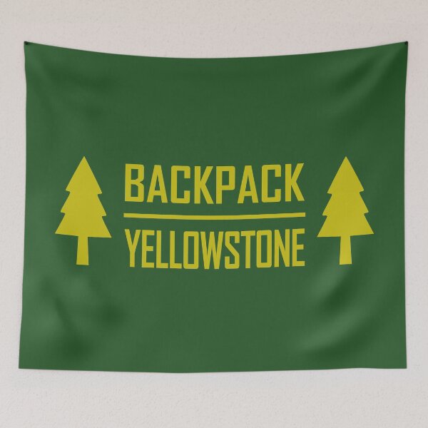 Item preview, Backpack Yellowstone designed and sold by Esskay Designs.