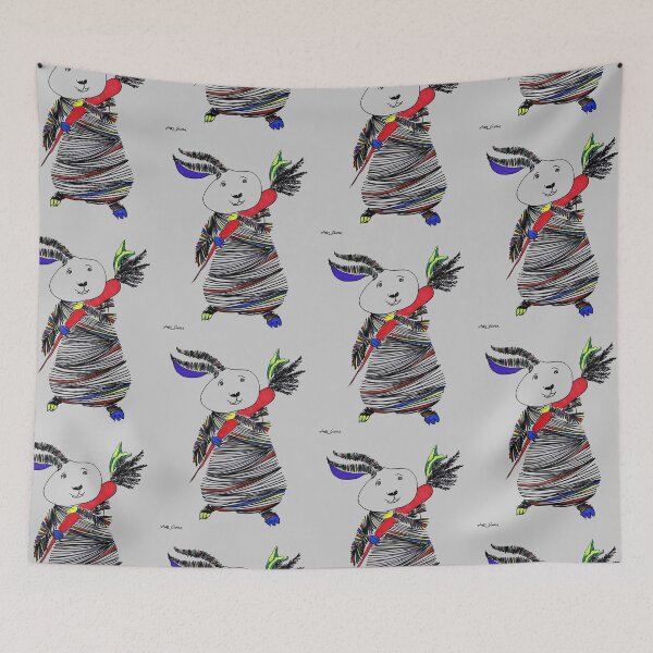 Item preview, Rabbit With Carrot By Artguru 0360, 22 X 28, - Ink On Paper designed and sold by Art Guru.