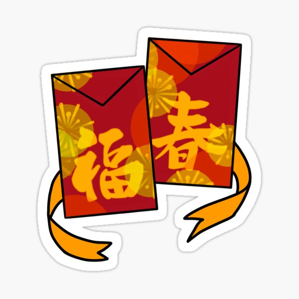 Red Envelope Stickers for Sale