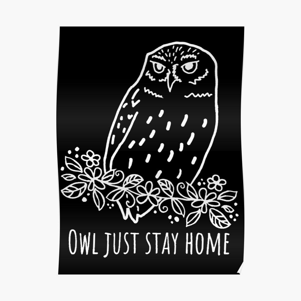 Owls//Owl Poster//Great Grey Owl//16x20 inch//Illustration Black and White