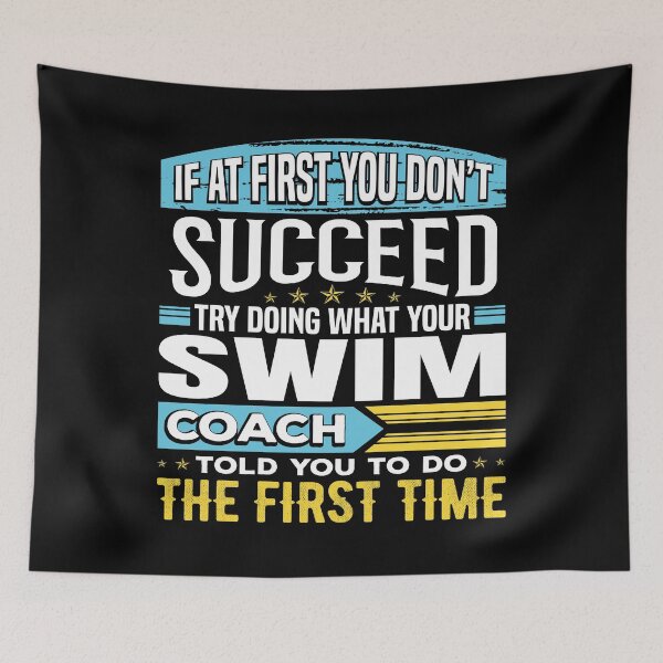 Item preview, Funny Swim Coach Swimming Team Coaching Instructor Sayings Gift designed and sold by Maljonic.
