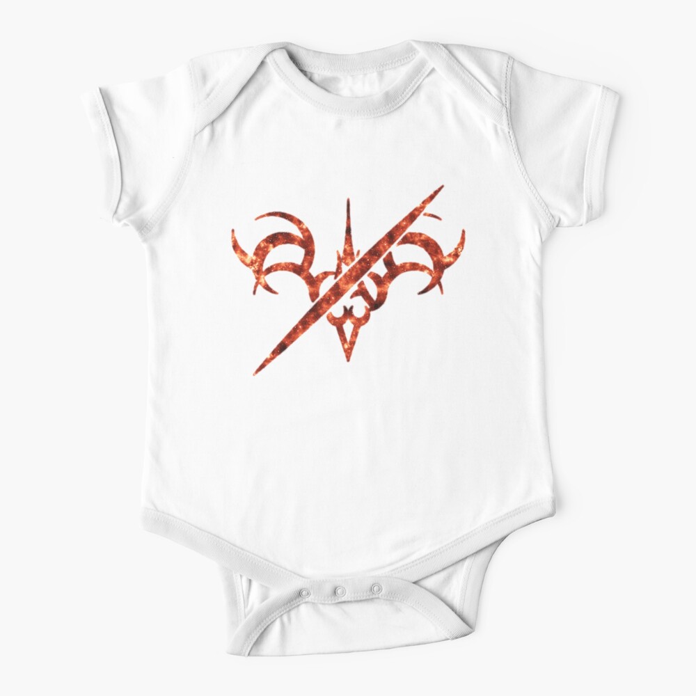 Fate Stay Night Logo Galaxy Design Baby One Piece By Kamurata Redbubble