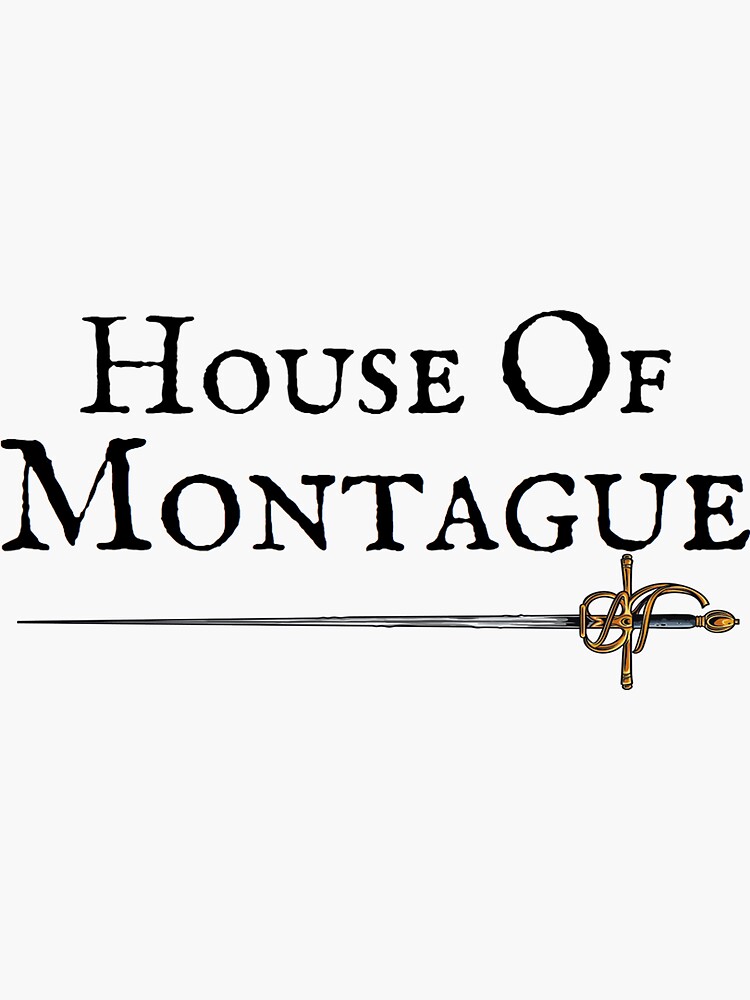 "House of Montague" Sticker by AlexChristine Redbubble