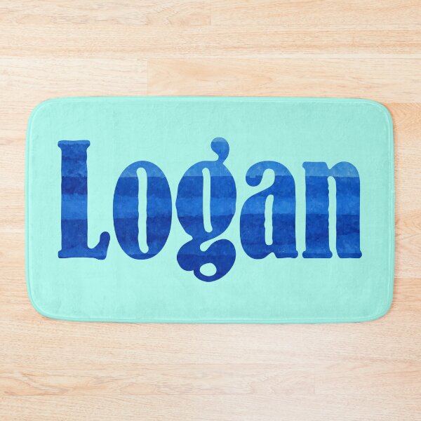 Item preview, Logan abstract painting boy's name designed and sold by ComicKitsch.