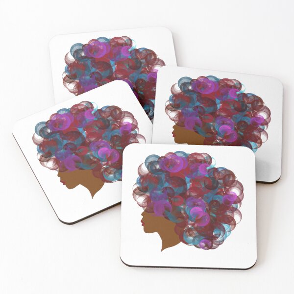 Item preview, Curly Hair Afro Circles designed and sold by blackartmatters.