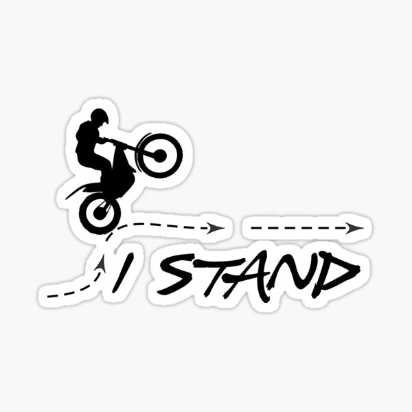 Trial - Moto Trial - Motorcycle Trial' Sticker