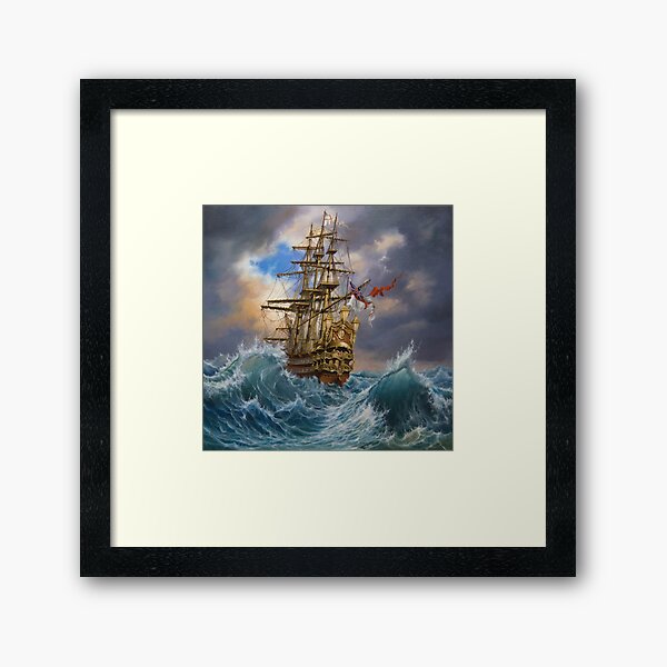 COMING HOME Framed Art Print