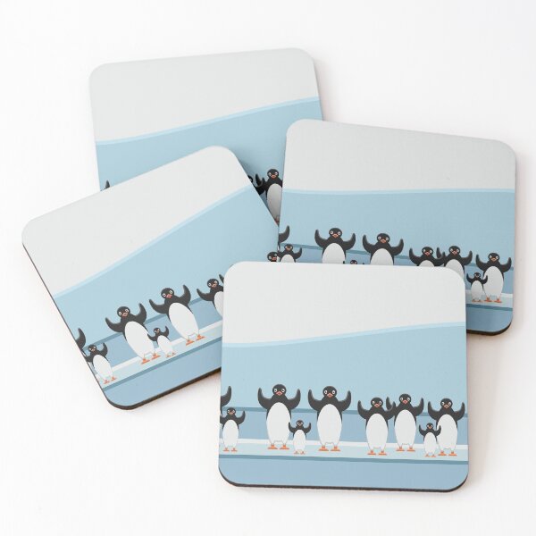 Item preview, Melting iceberg with penguins in global warming designed and sold by EngineerGoC.