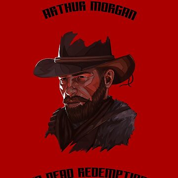 red dead redemption 2 / Fanart / Arthur Morgan Art Board Print for Sale by  Artwalidshop