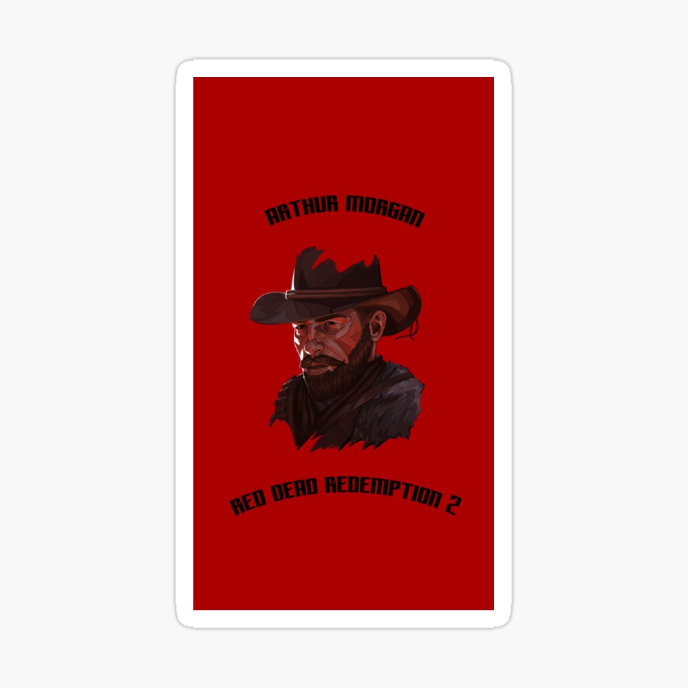 red dead redemption 2 / Fanart / Arthur Morgan Art Board Print for Sale by  Artwalidshop