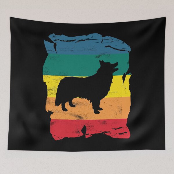 Item preview, Finnish Lapphund Distressed Vintage Retro Silhouette designed and sold by DoggyStyles.