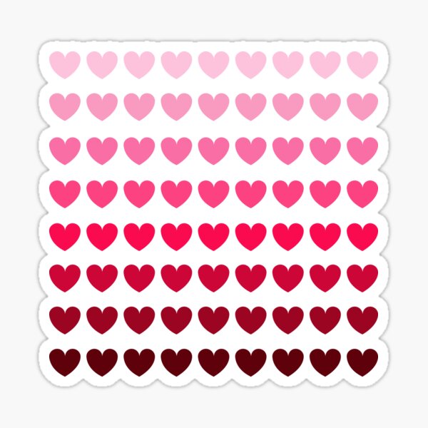 Item preview, Pink Gradient Hearts designed and sold by nldesigns.