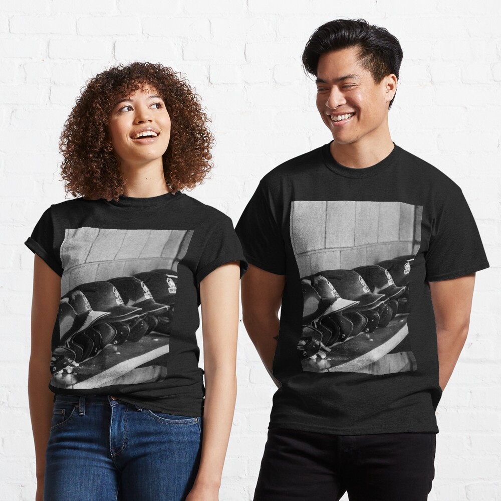Helmets on a Bench Classic T-Shirt