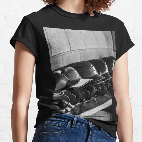 Helmets on a Bench Classic T-Shirt