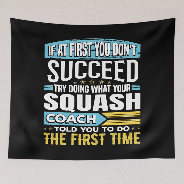 Item preview, Funny Squash Coach Team Coaching Instructor Sayings Gift designed and sold by Maljonic.