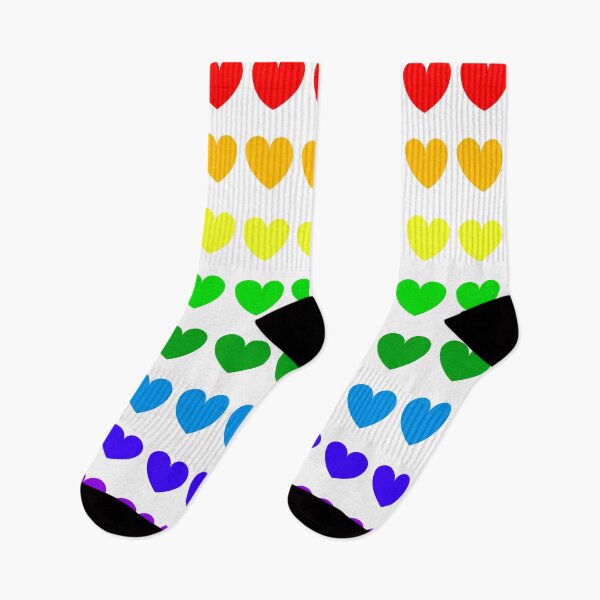 Item preview, Rainbow Gradient Hearts designed and sold by nldesigns.