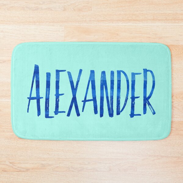 Item preview, Alexander abstract painting boy's name designed and sold by ComicKitsch.