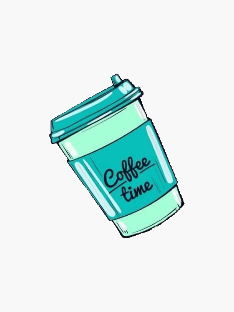 Thumbnail 3 of 3, Sticker, Coffee Time designed and sold by paytonstach.
