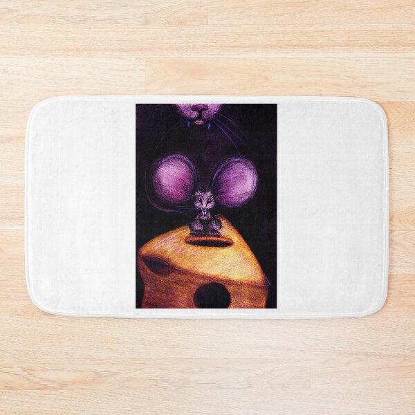 Item preview, Cat and Mouse on Swiss Cheese designed and sold by Nalinne Jones.