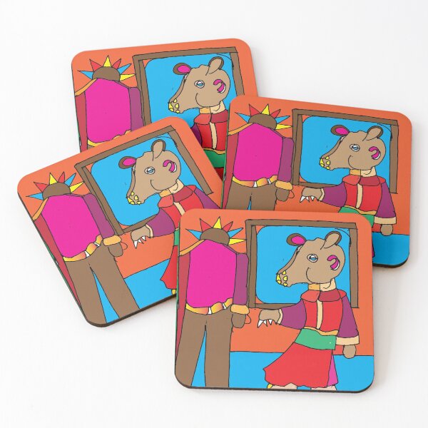 Item preview, Ms.  Bear Tries on a MiniSkirt, TeresaTown at Redbubble 2020 designed and sold by Mark Stansberry.