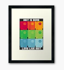 8Bit is Dead, Long Live 8Bit! Framed Print
