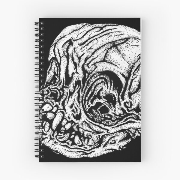 Item preview, Hand Drawn Pure Bred Pug Skull designed and sold by jesseladret.