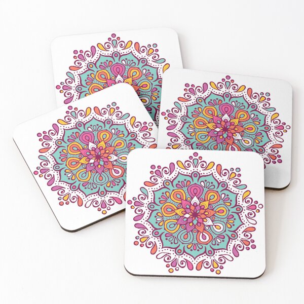 Aperçu de l'œuvre motif de mandala coloré créée et vendue par Rydersgraphics.