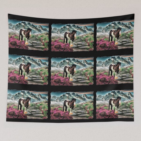 Item preview, Pinto Horse In The Mountains designed and sold by Heathermarie321.