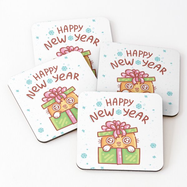 Item preview, Happy new year cat designed and sold by Earthsavers.