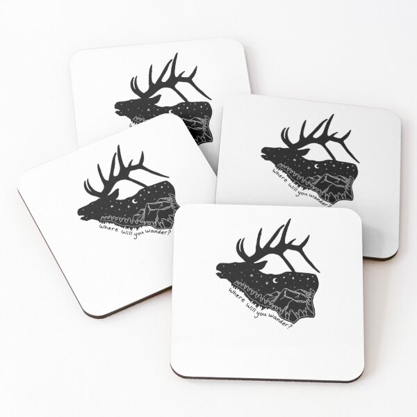 Item preview, Wandering elk designed and sold by SheHunts99.