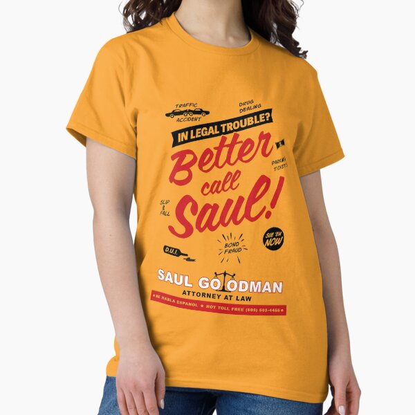 Vista previa del artículo con la obra «Mejor llama a Saul | Saul Goodman | Breaking Bad», diseñado y vendido por Jamie6902.