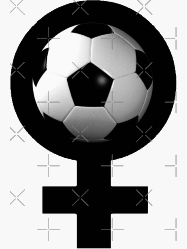 "Girl Power Soccer Star Symbol " Sticker for Sale by excalibur1365