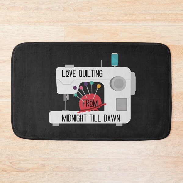Item preview, Love Quilting From Midnight Till Dawn Sewing Machine Design designed and sold by Jesseika75.