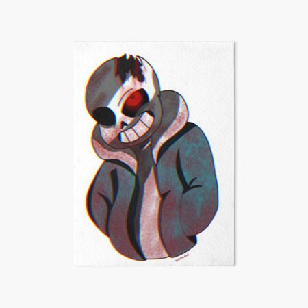 Horror sans  Art Board Print for Sale by ElinaSanglert