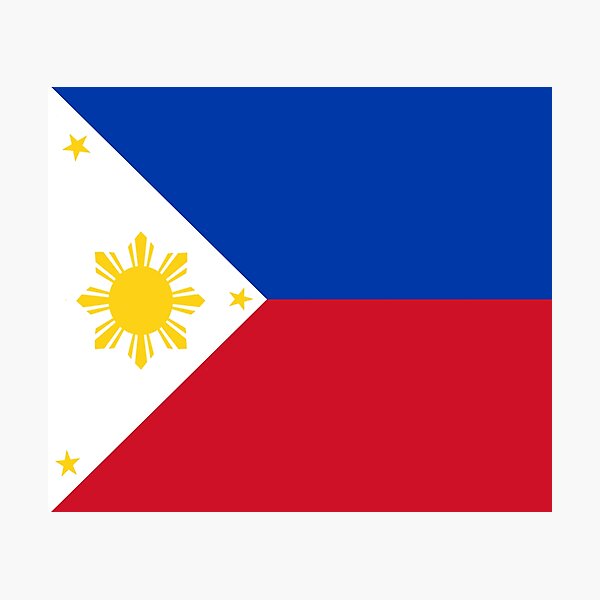 Item preview, Philippines flag designed and sold by flagshop.