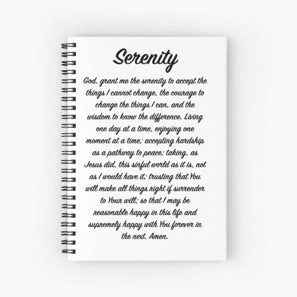 the full serenity prayer