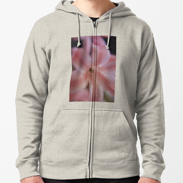 Hyacinth Macro Zipped Hoodie