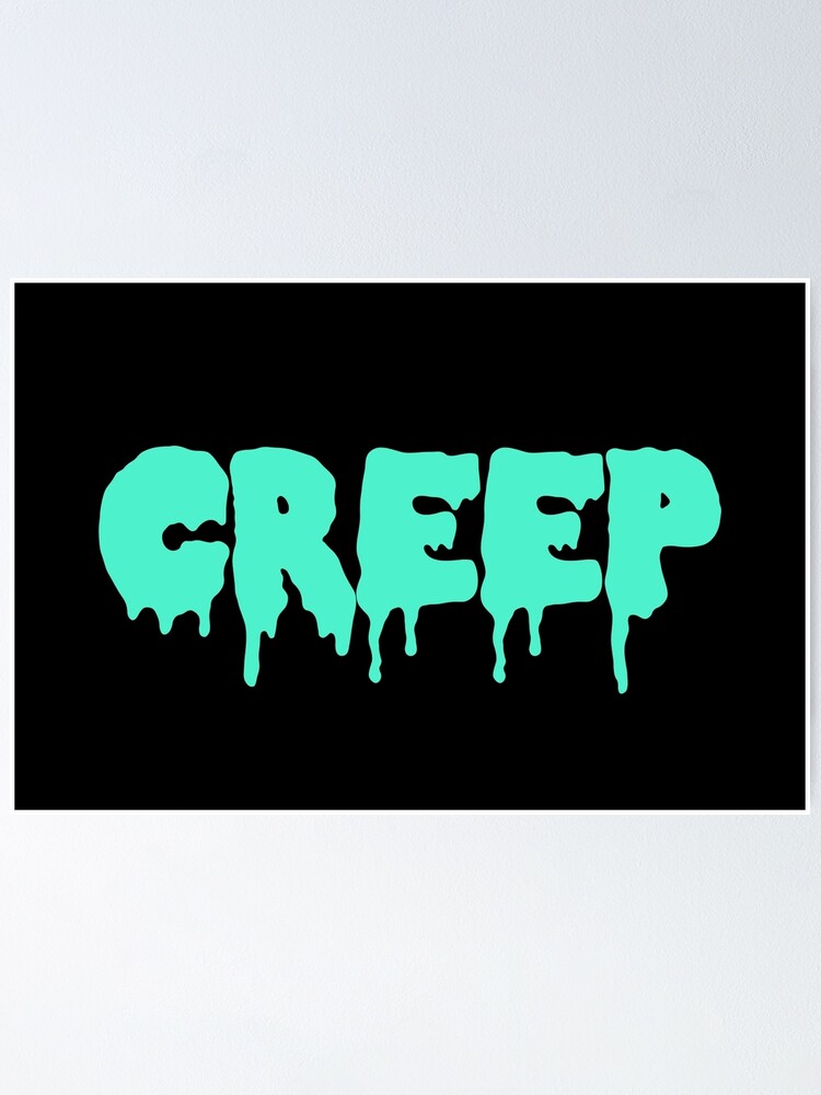 creep-dripping-horror-word-in-green-poster-for-sale-by-jessicaamber