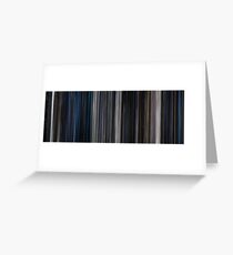 Moviebarcode: Alien (1979) Greeting Card