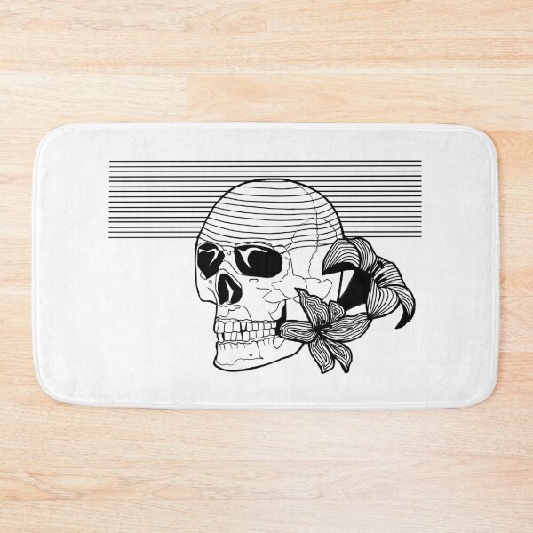Item preview, Floral Skull designed and sold by euglenii.