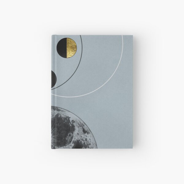 Phases of the Blue Moon Hardcover Journal