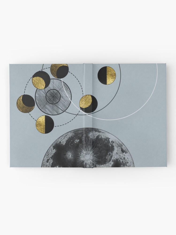Alternate view of Phases of the Blue Moon Hardcover Journal
