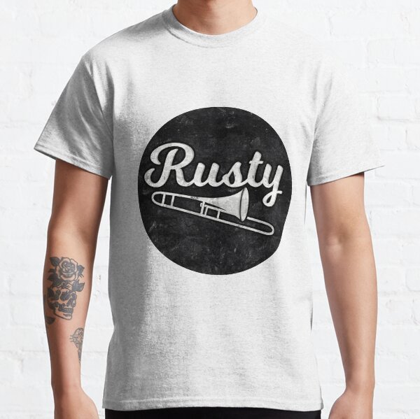 rusty trombone t shirt