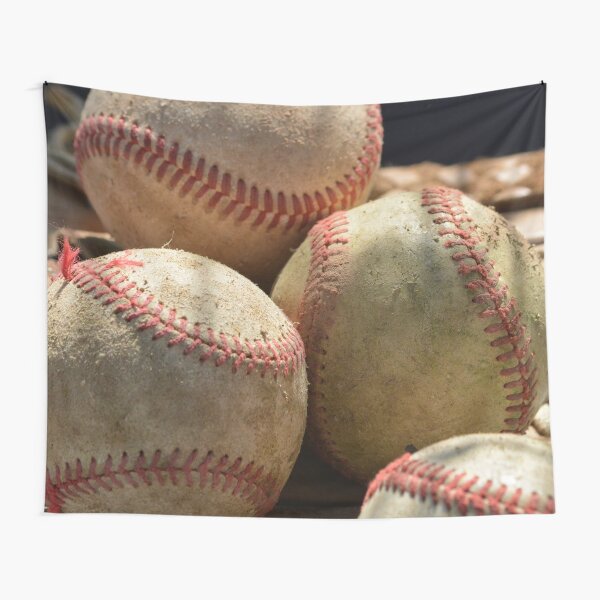 Baseballs and Glove Tapestry