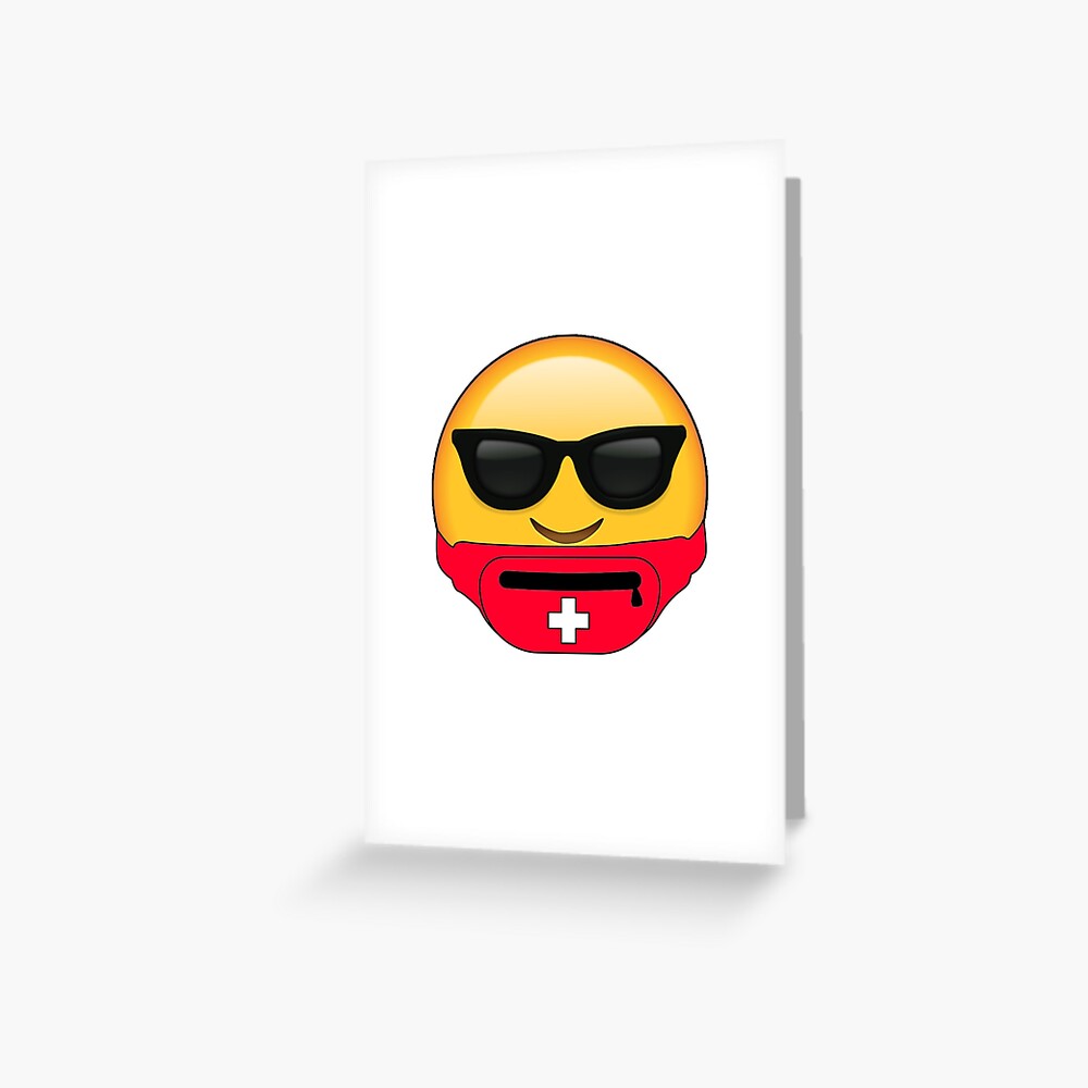 “LIFEGUARD EMOJI” Greeting Card for Sale by Lifeguardly | Redbubble