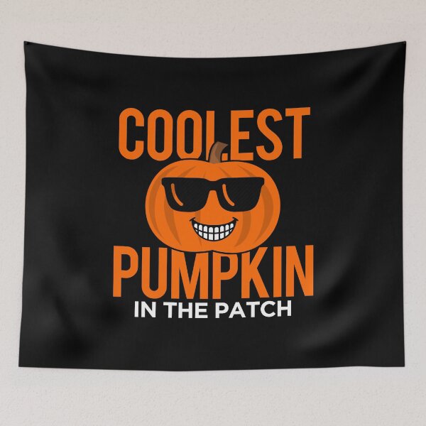 Aperçu de l'œuvre Citrouille la plus cool dans le patch Cadeau mignon d'Halloween créée et vendue par TooFlyDesign.